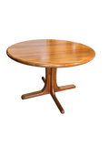 Table à manger scandinave de Juul Kristiansen teck massif 1970