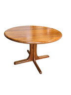 Table à manger scandinave de Juul Kristiansen teck massif 1970