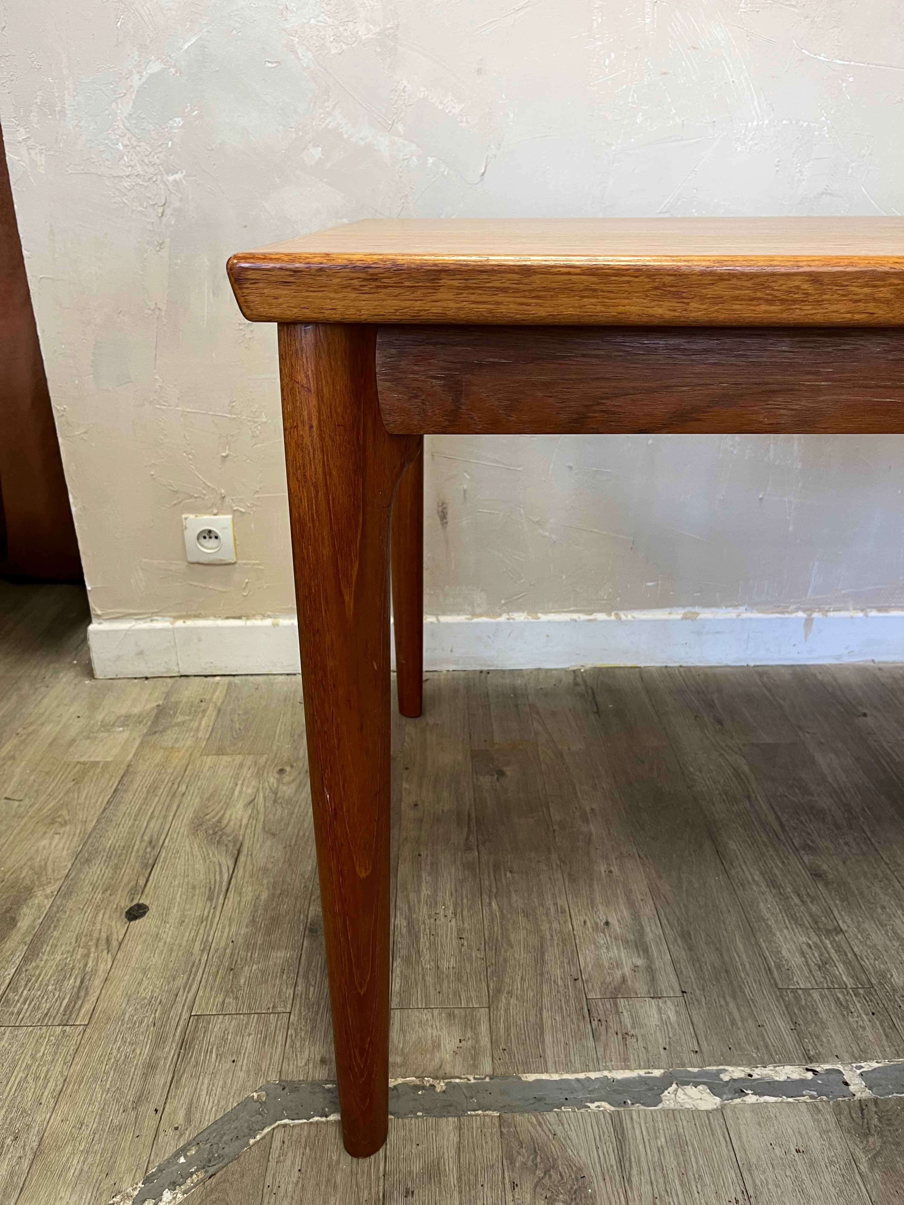 Table à manger scandinave en teck Grete Jalk 1960