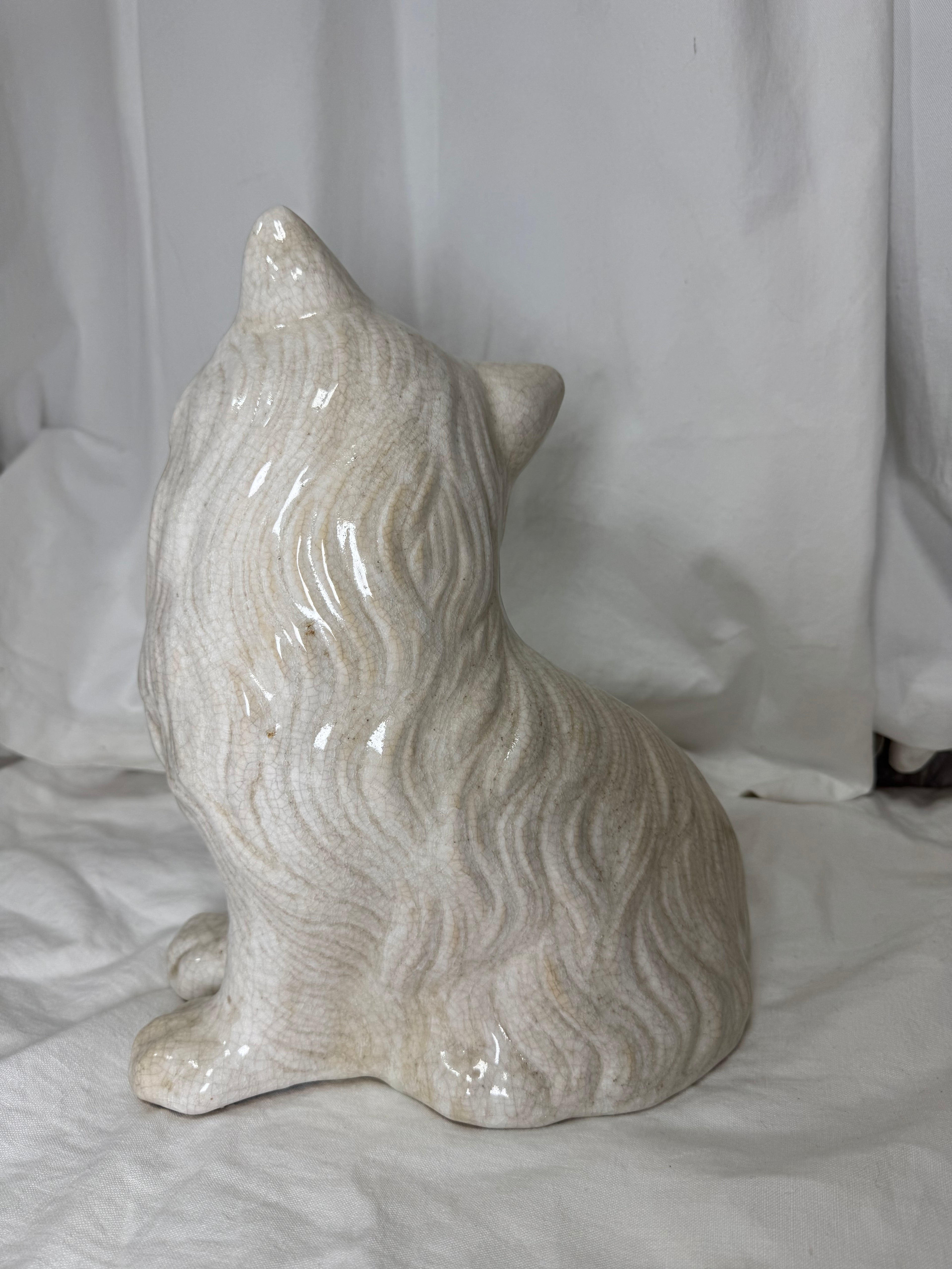 Chat en céramique