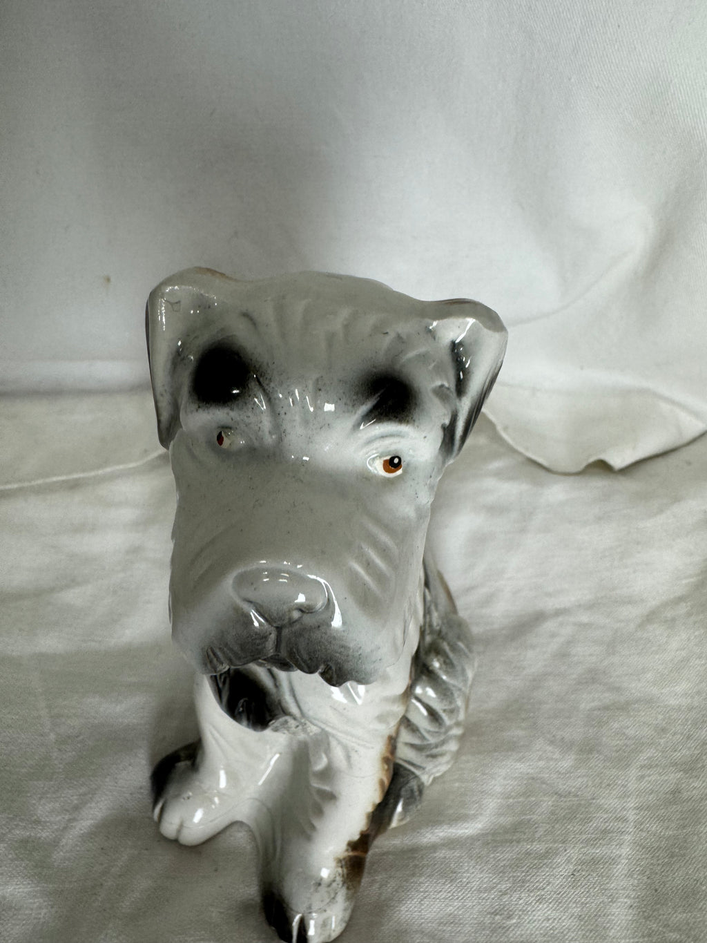 Chien en céramique