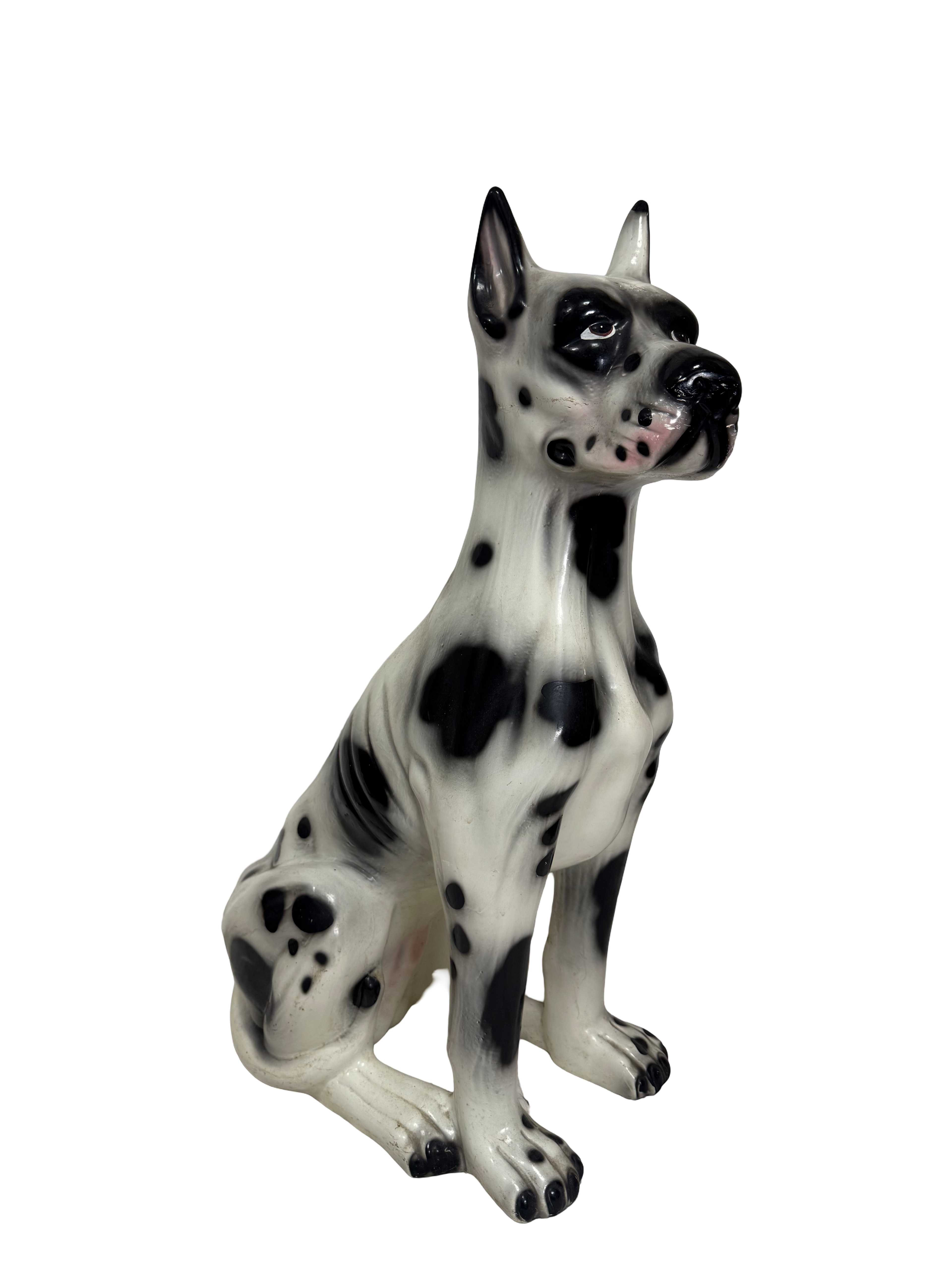 Chien en céramique