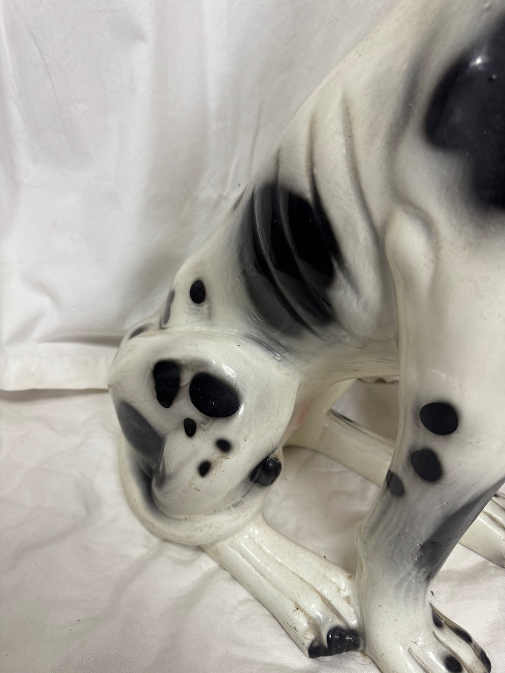 Chien en céramique