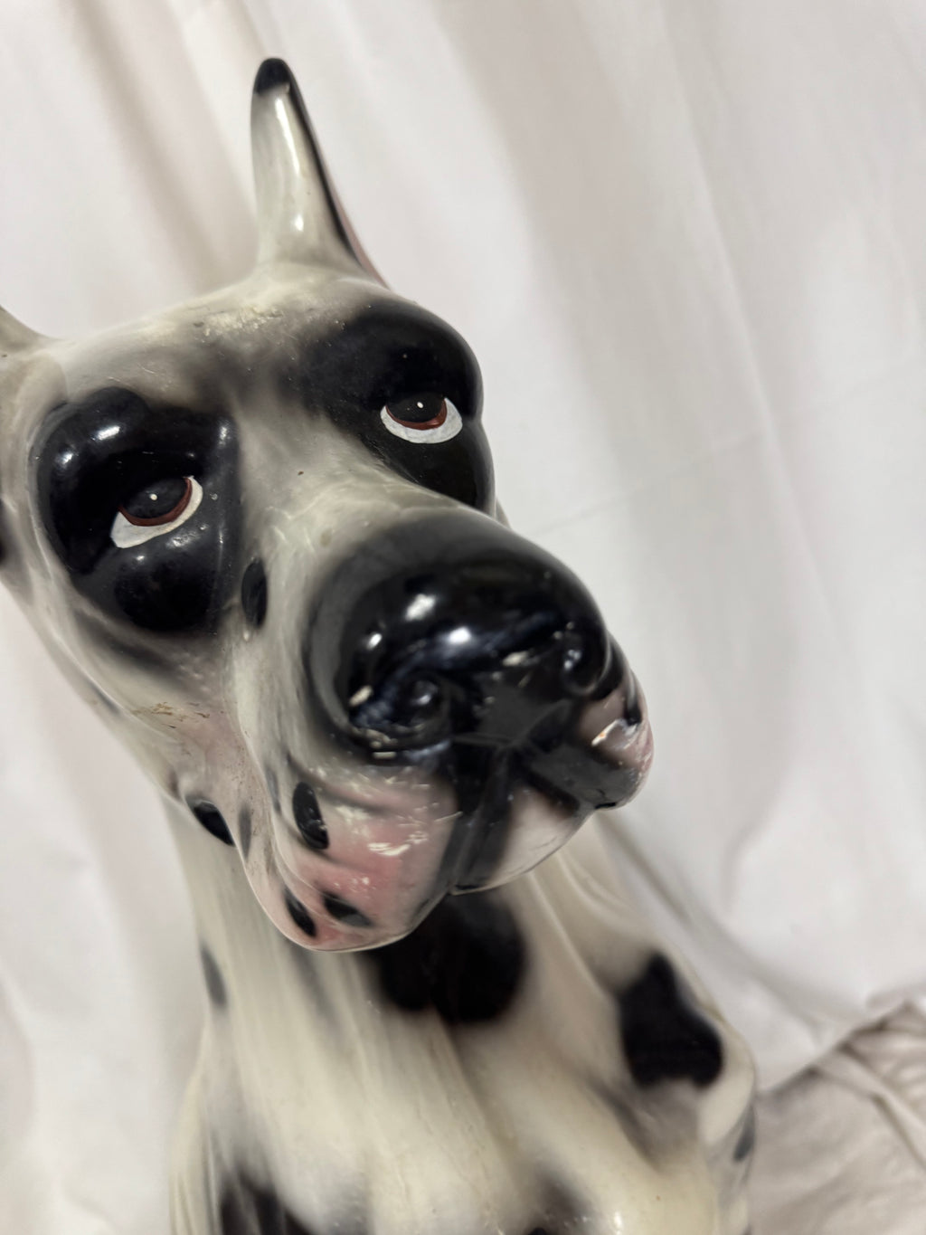 Chien en céramique