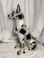 Chien en céramique