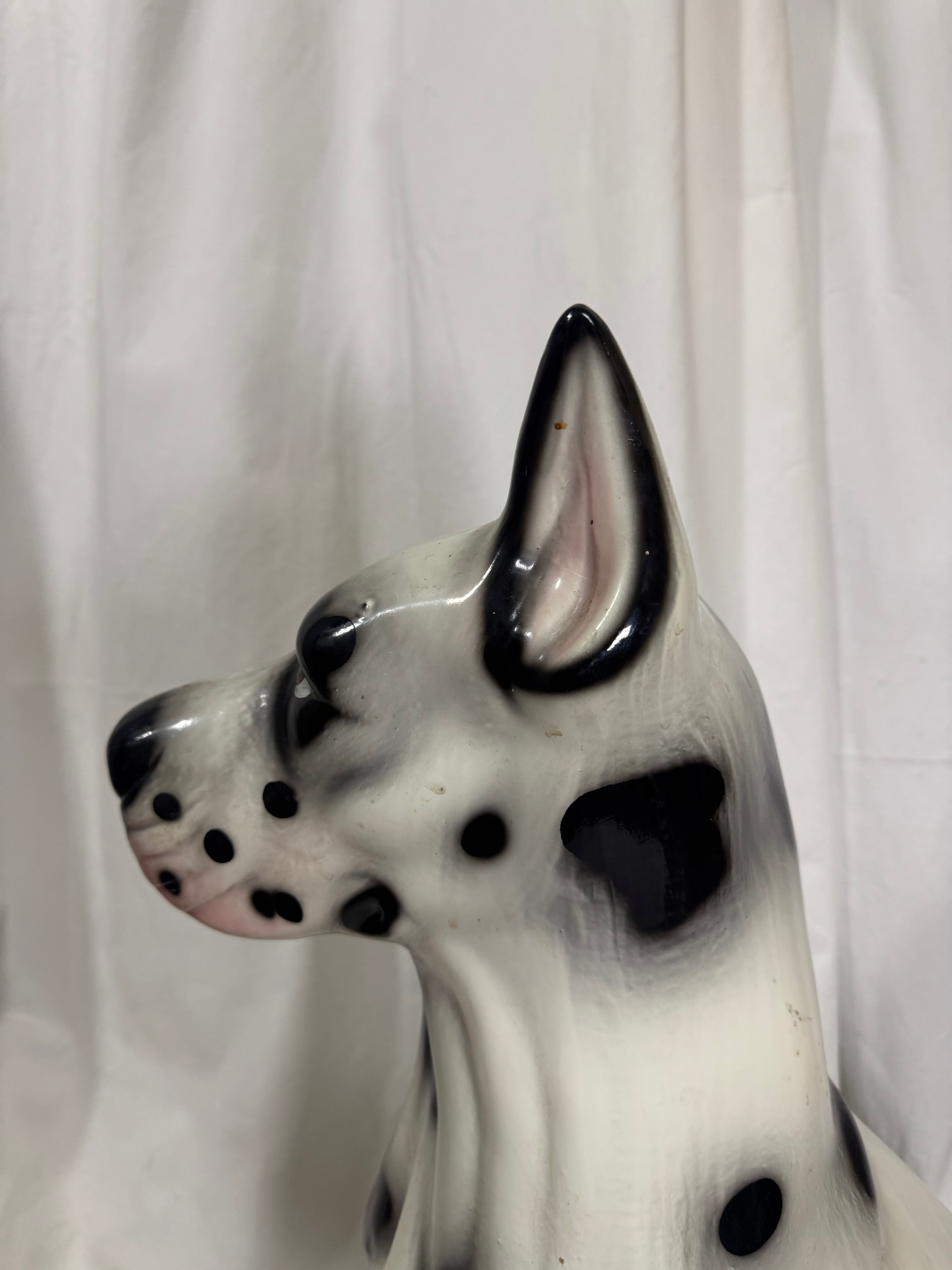 Chien en céramique