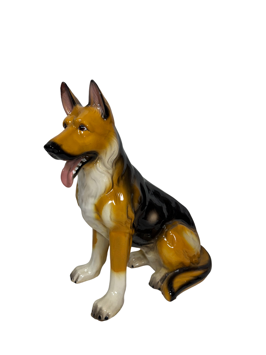Chien en céramique