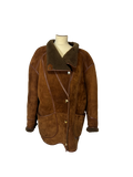 Manteau en peau lainée