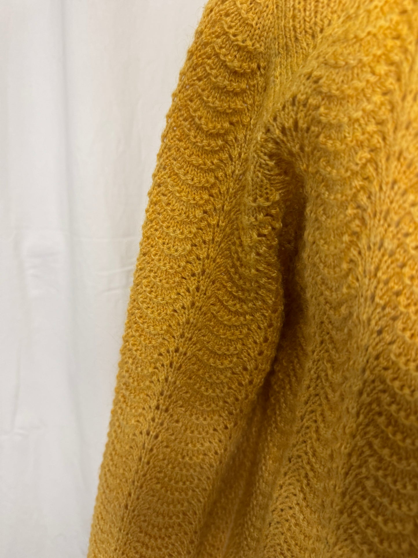 Cardigan jaune 70s