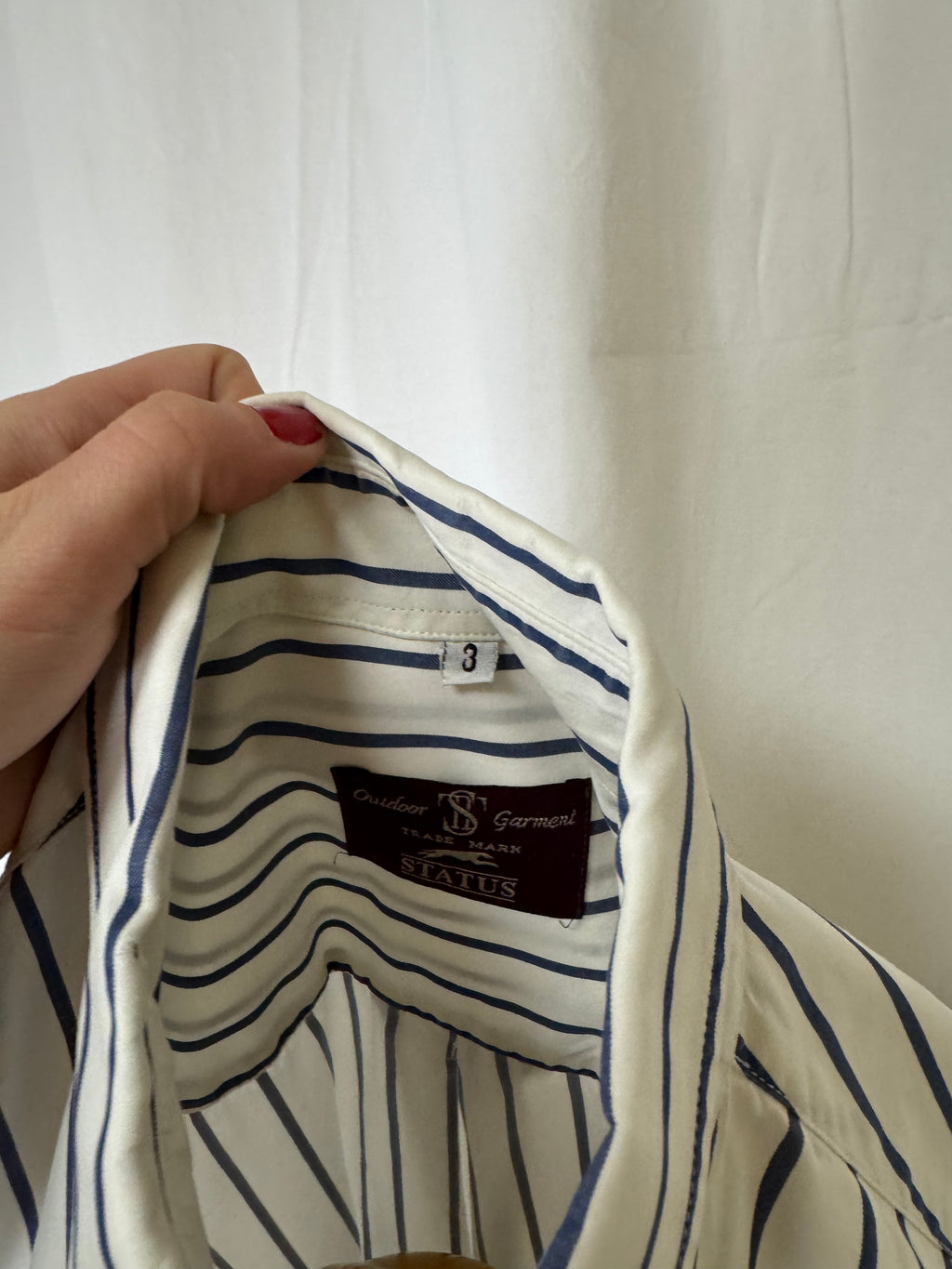 Chemise à rayures