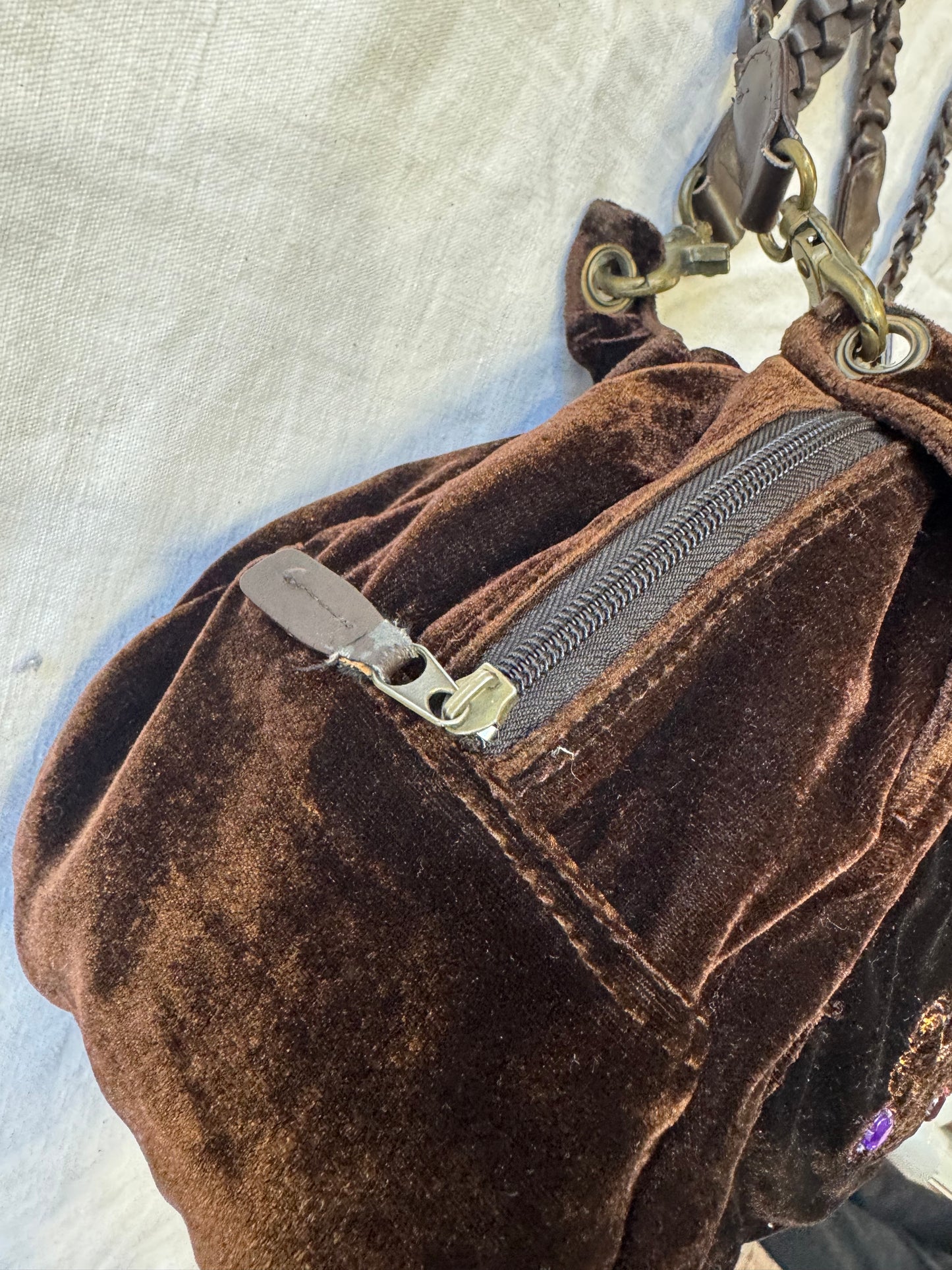 Sac à main en velours DDP