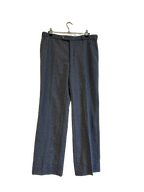 Pantalon gris à rayure