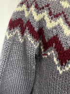 Pull gris islandais