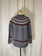 Pull gris islandais