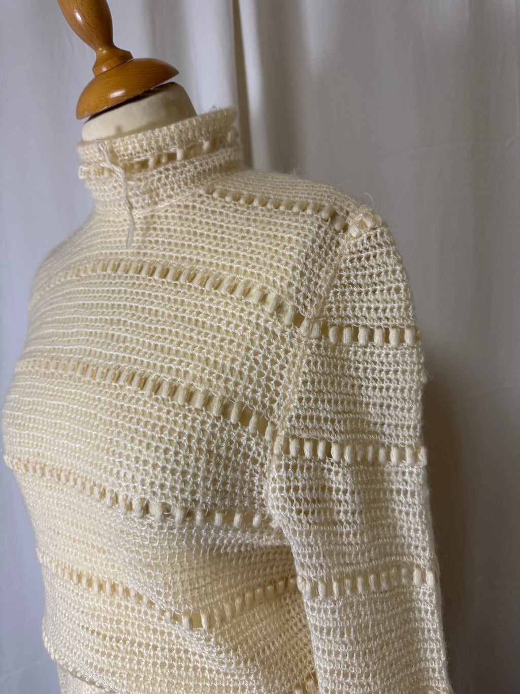 Pull ajourée 70s