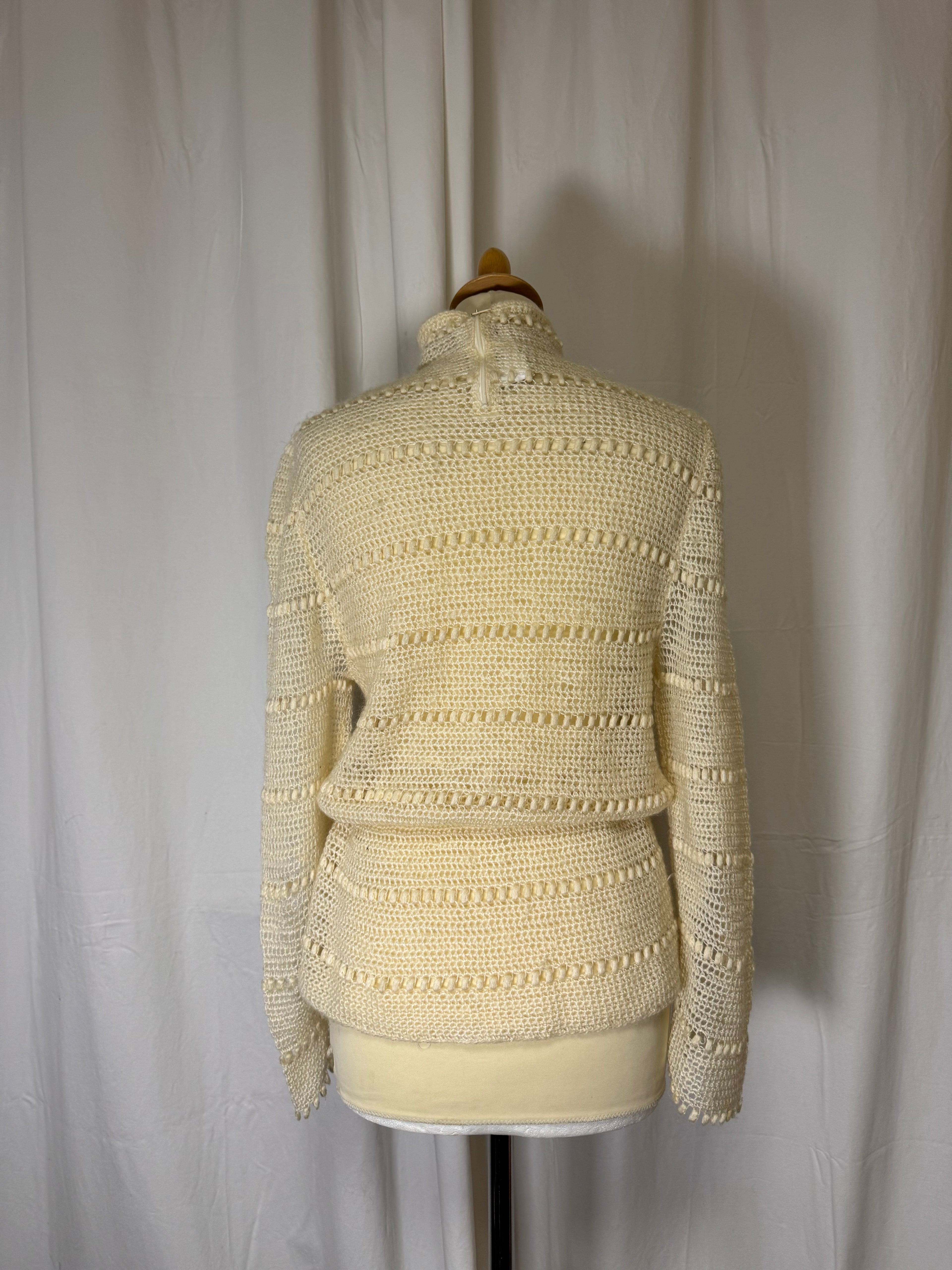 Pull ajourée 70s