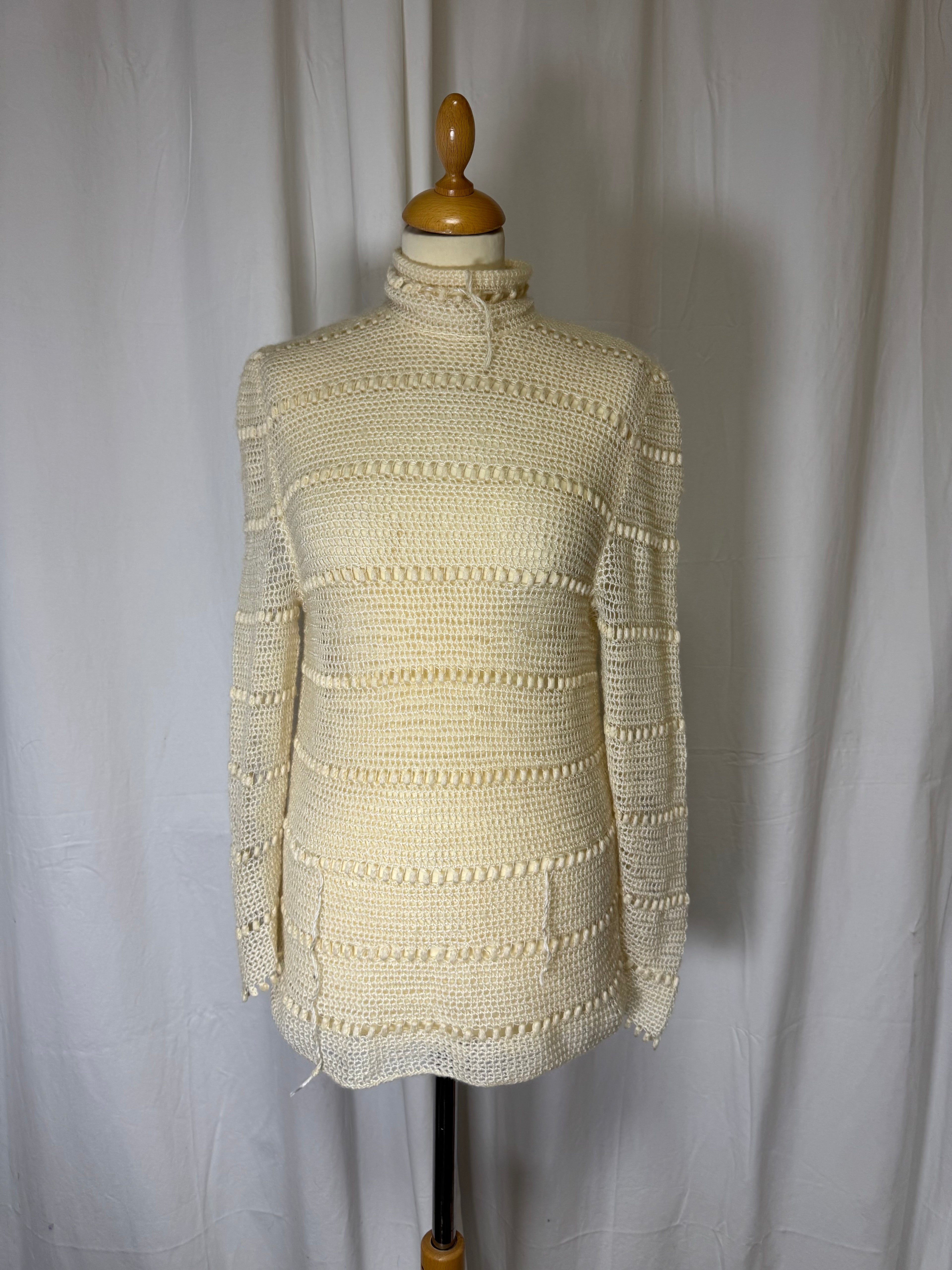 Pull ajourée 70s