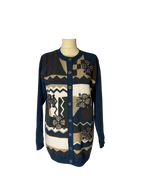Cardigan à motifs