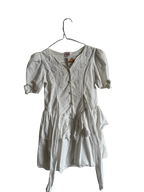 Robe blanche brodée