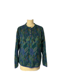 Pull à motifs vert