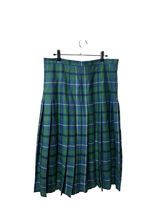 Jupe en laine écossaise