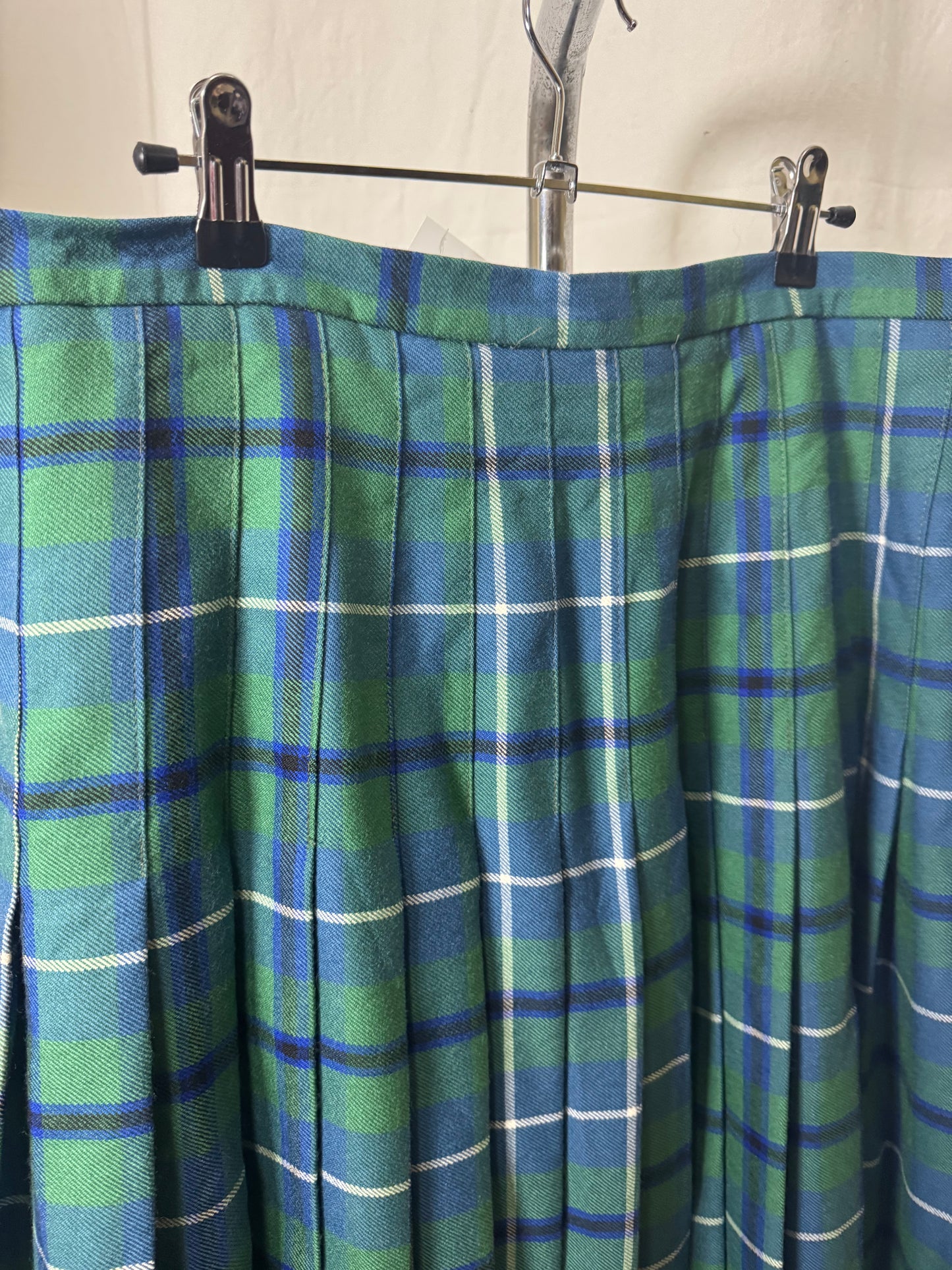 Jupe en laine écossaise