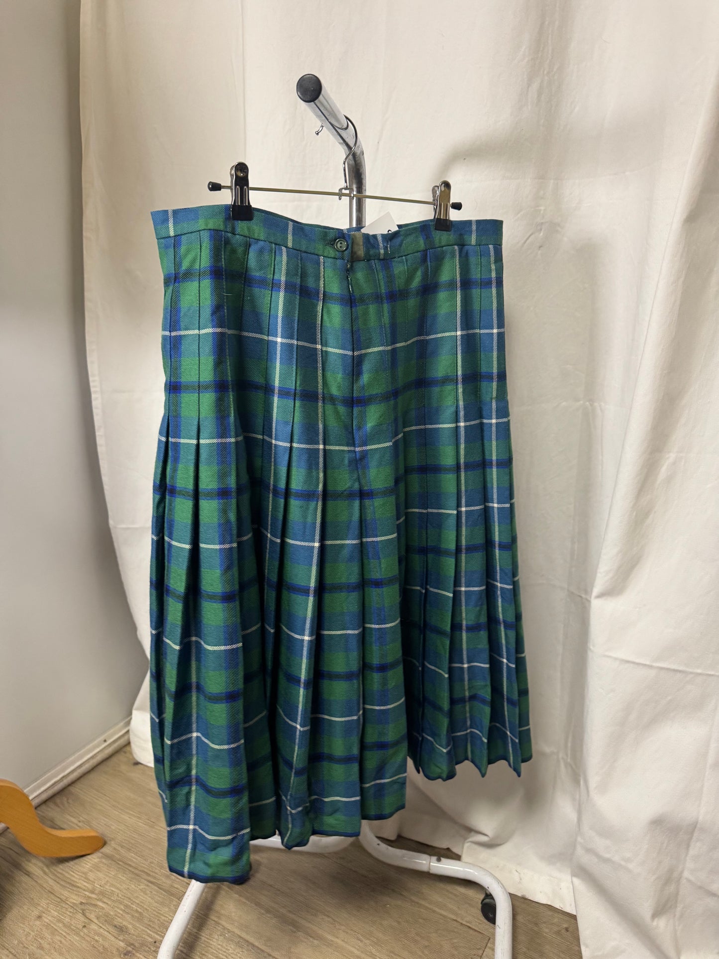 Jupe en laine écossaise