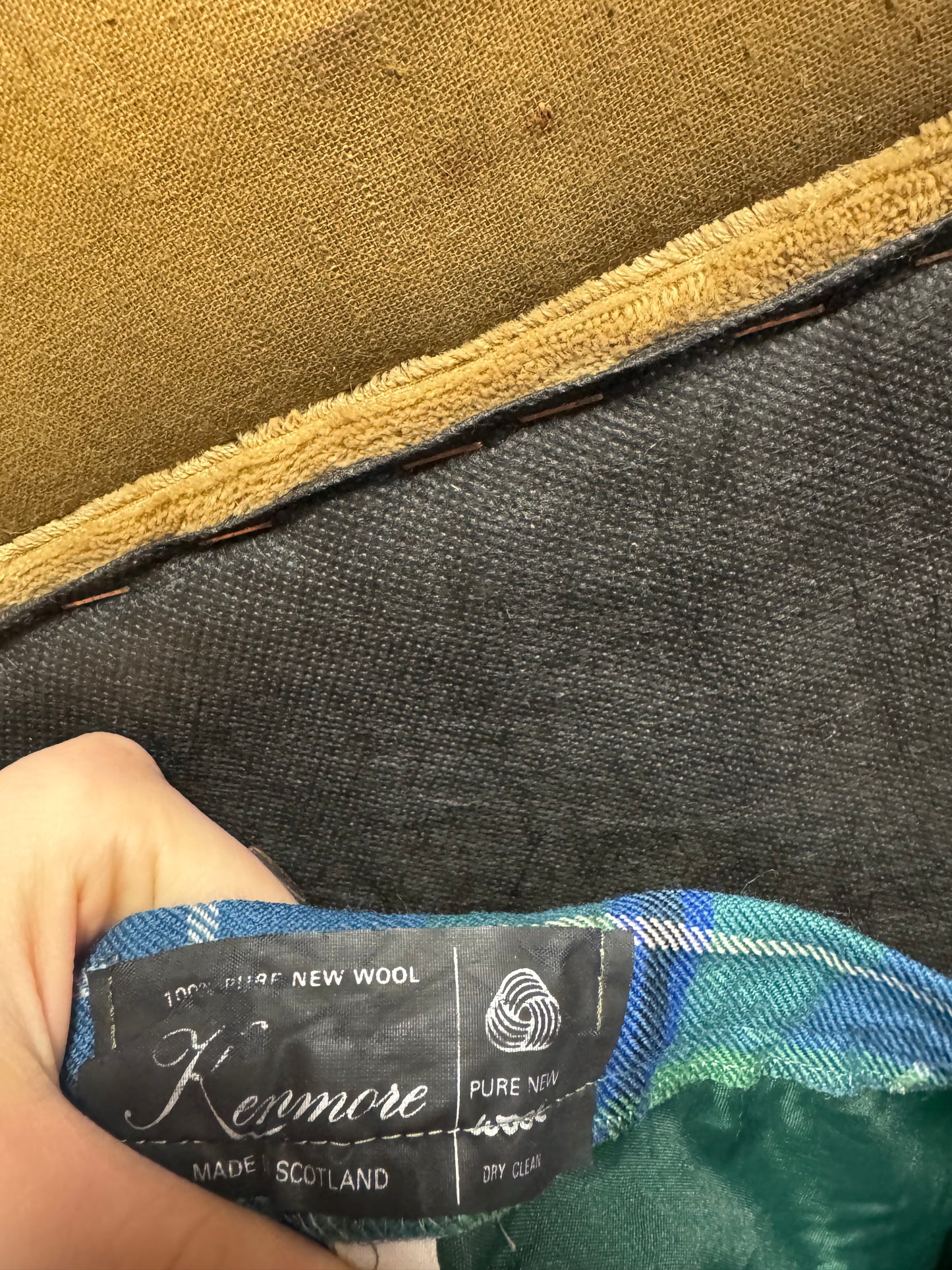 Jupe en laine écossaise