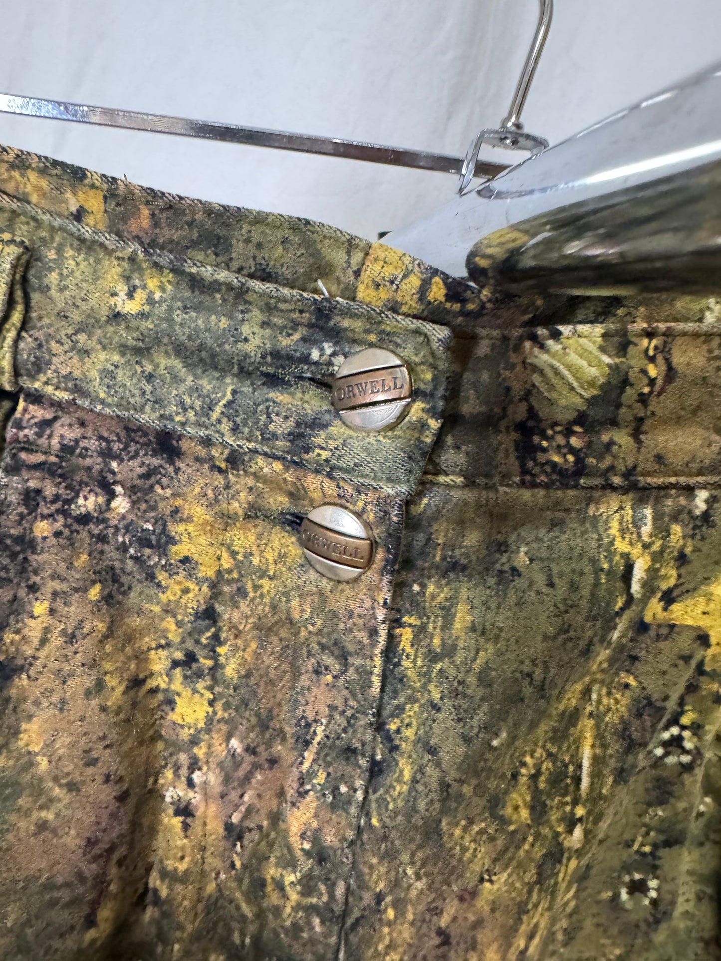 Pantalon ajustée à motifs