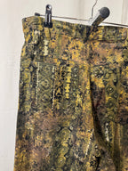 Pantalon ajustée à motifs