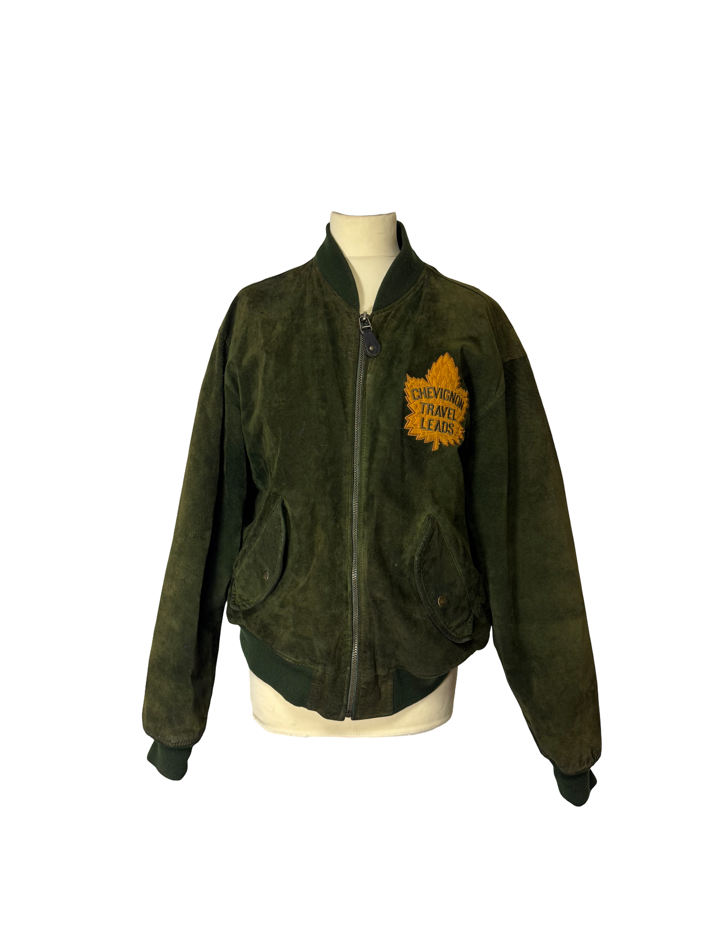 Veste en daim brodée Chevignon