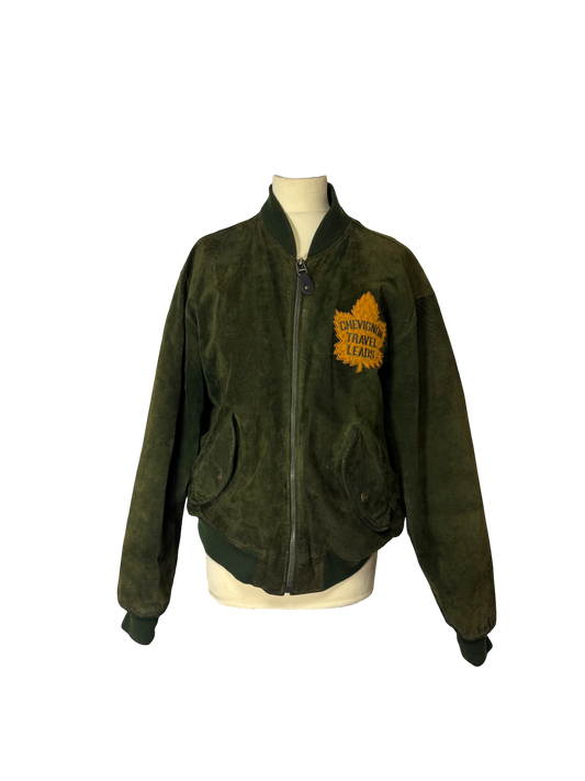 Veste en daim brodée Chevignon