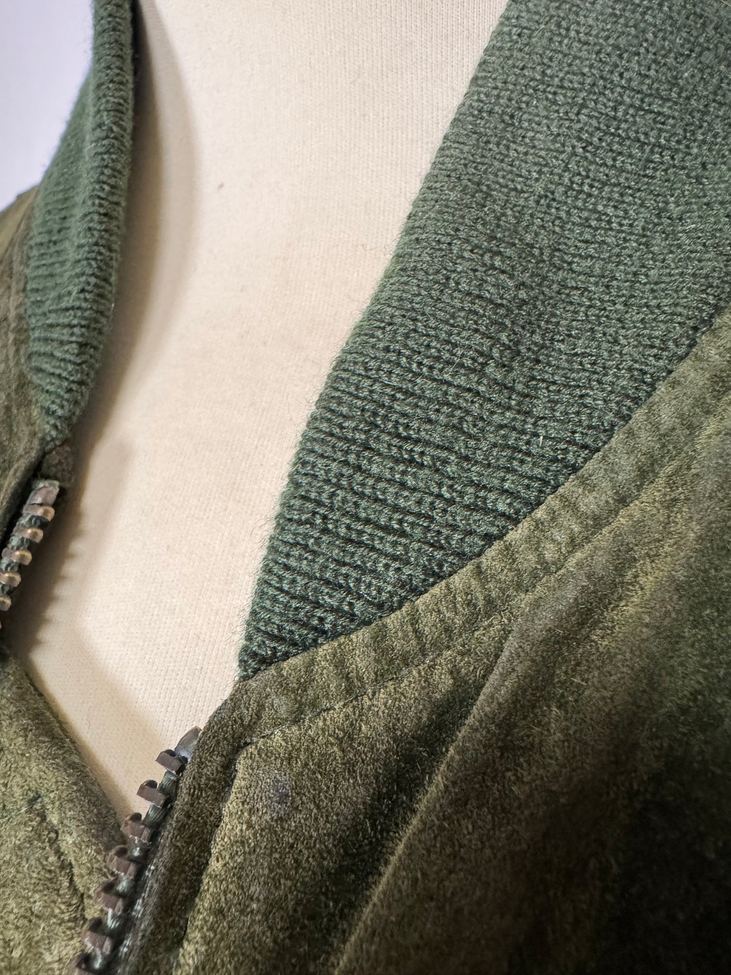 Veste en daim brodée Chevignon