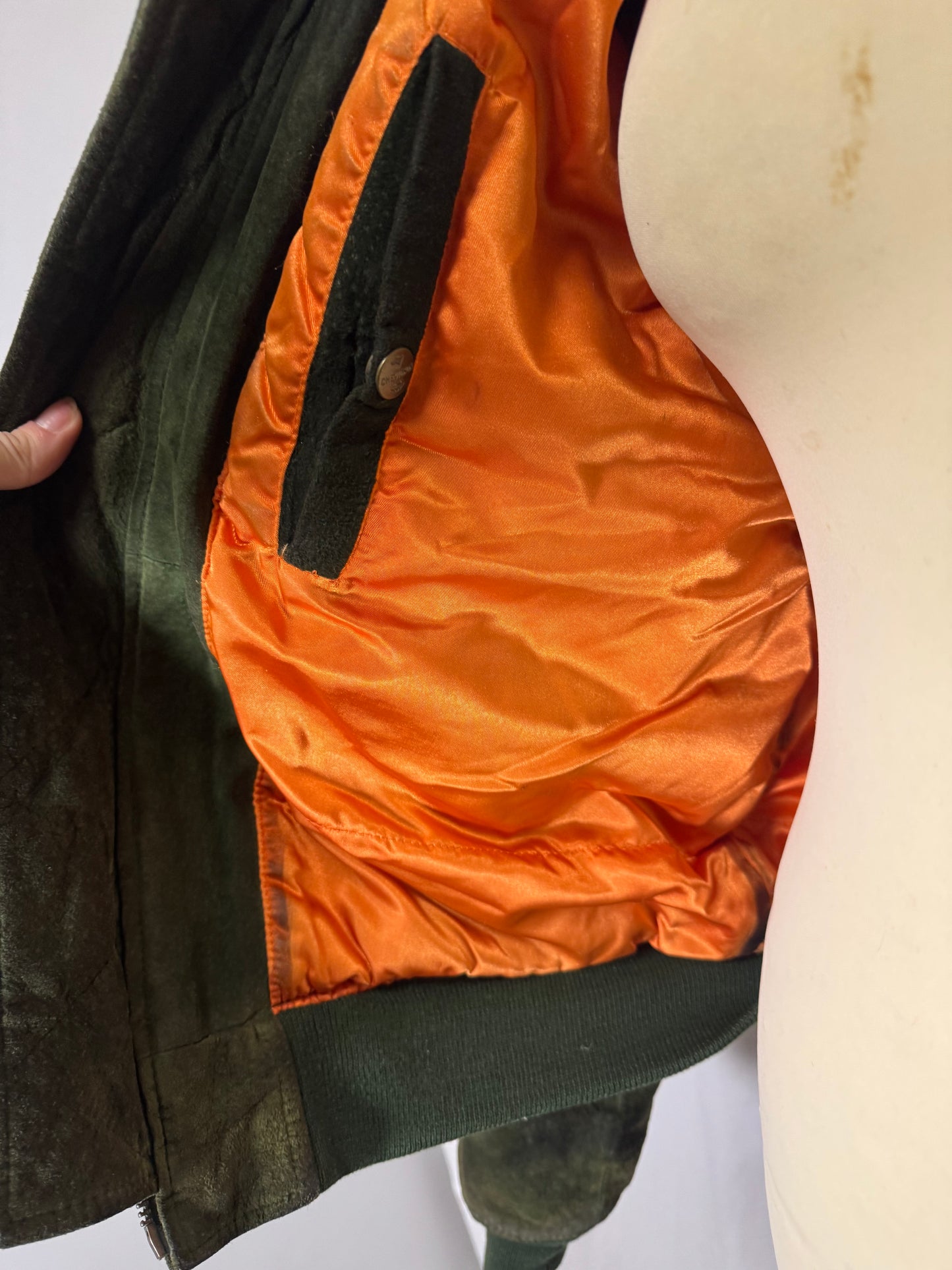 Veste en daim brodée Chevignon