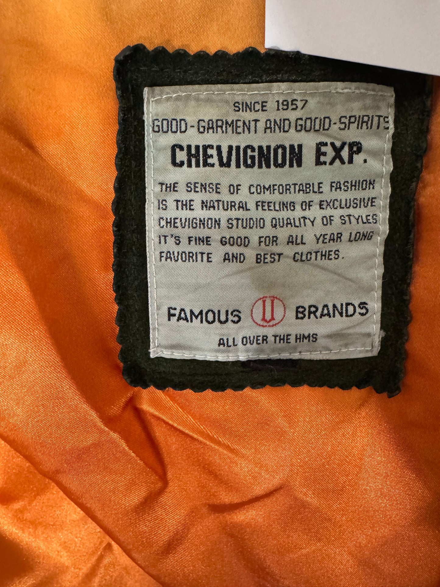 Veste en daim brodée Chevignon