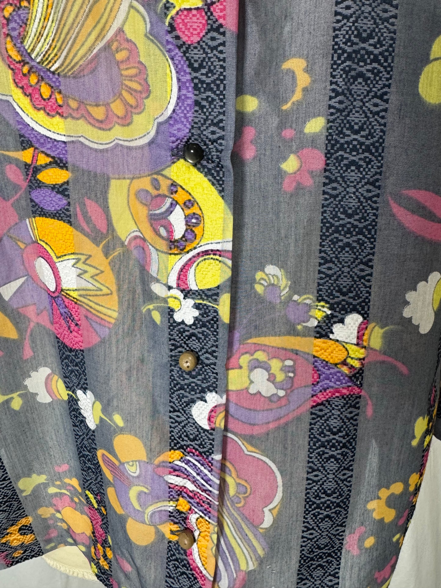 Chemise à motifs 70s