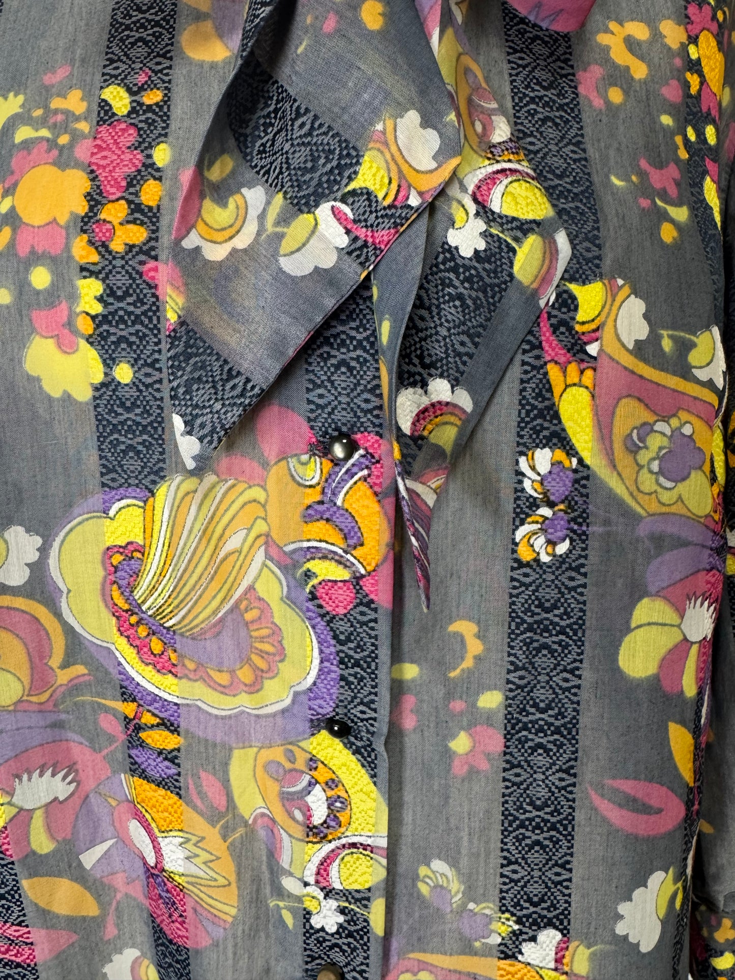 Chemise à motifs 70s