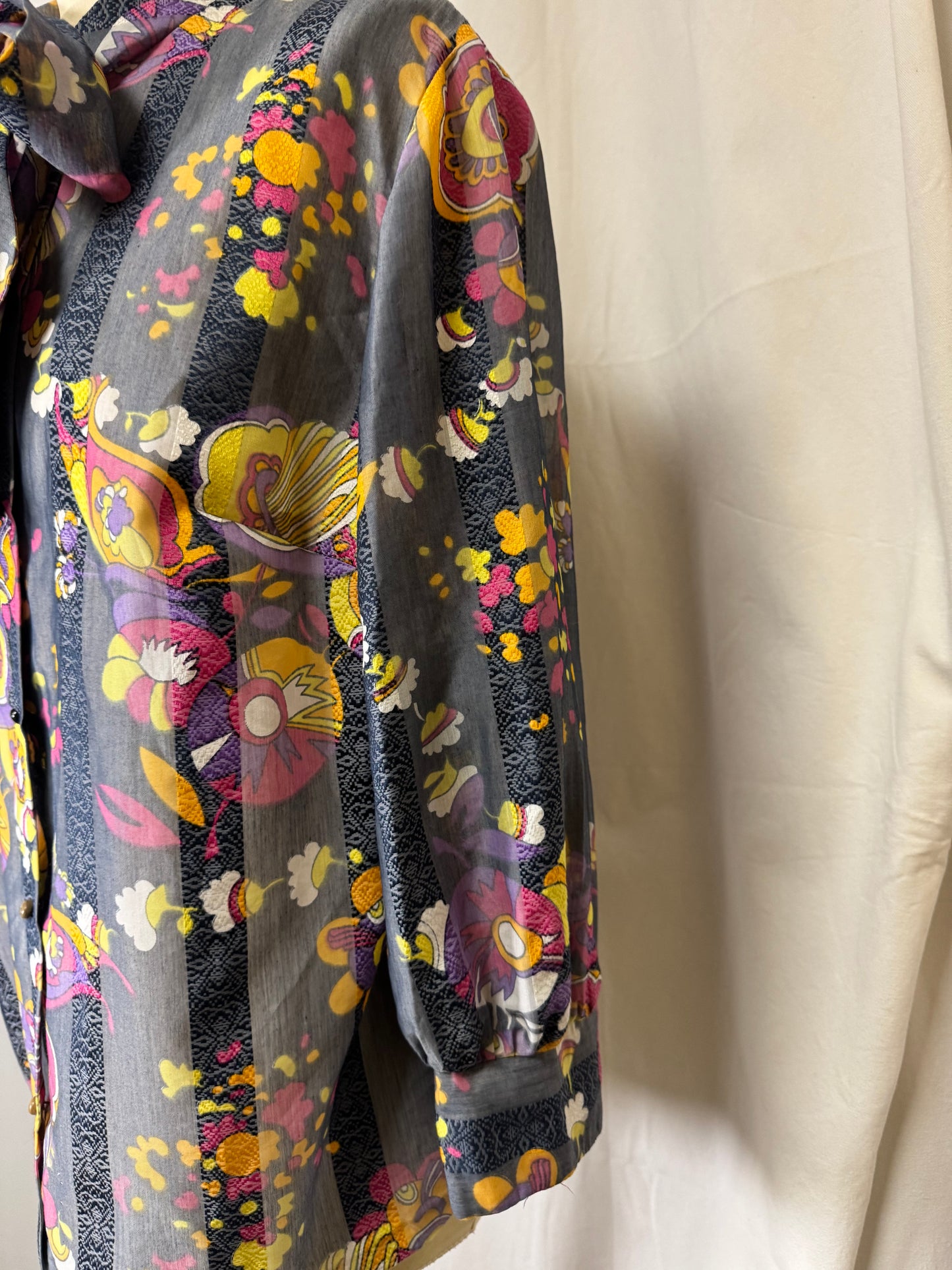 Chemise à motifs 70s