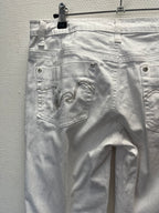 Jeans capri blanc