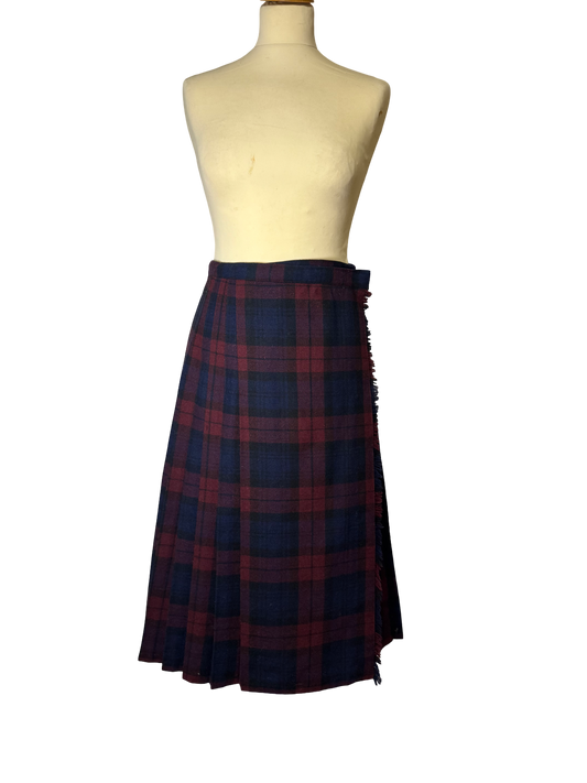 Jupe longue écossaise