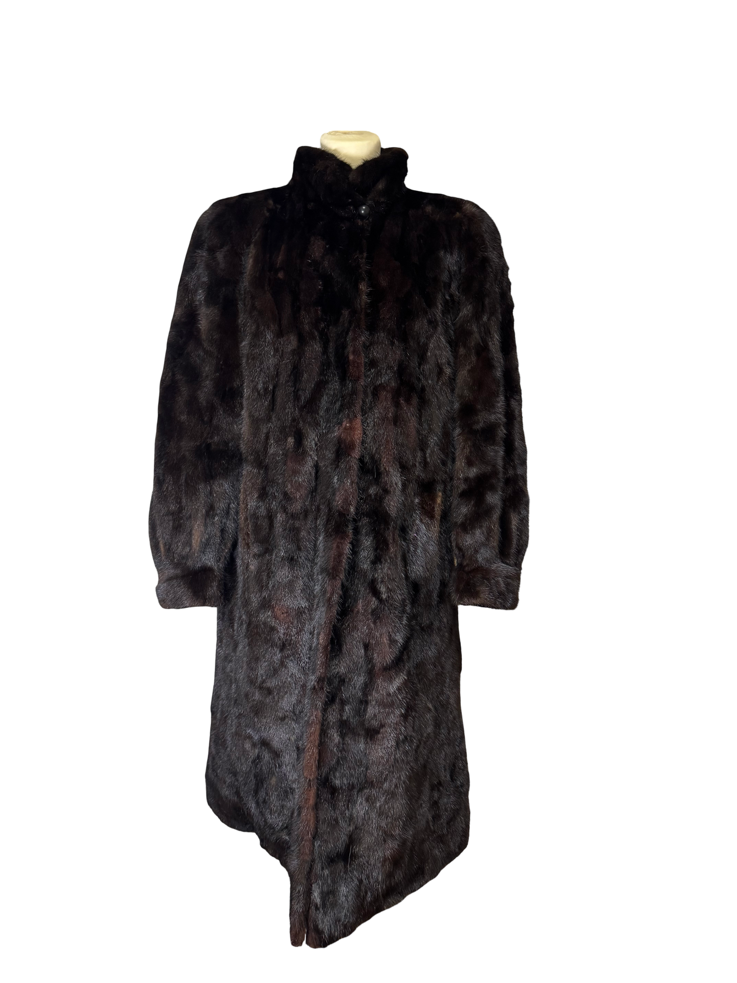 Manteau long en fourrure  de  vison