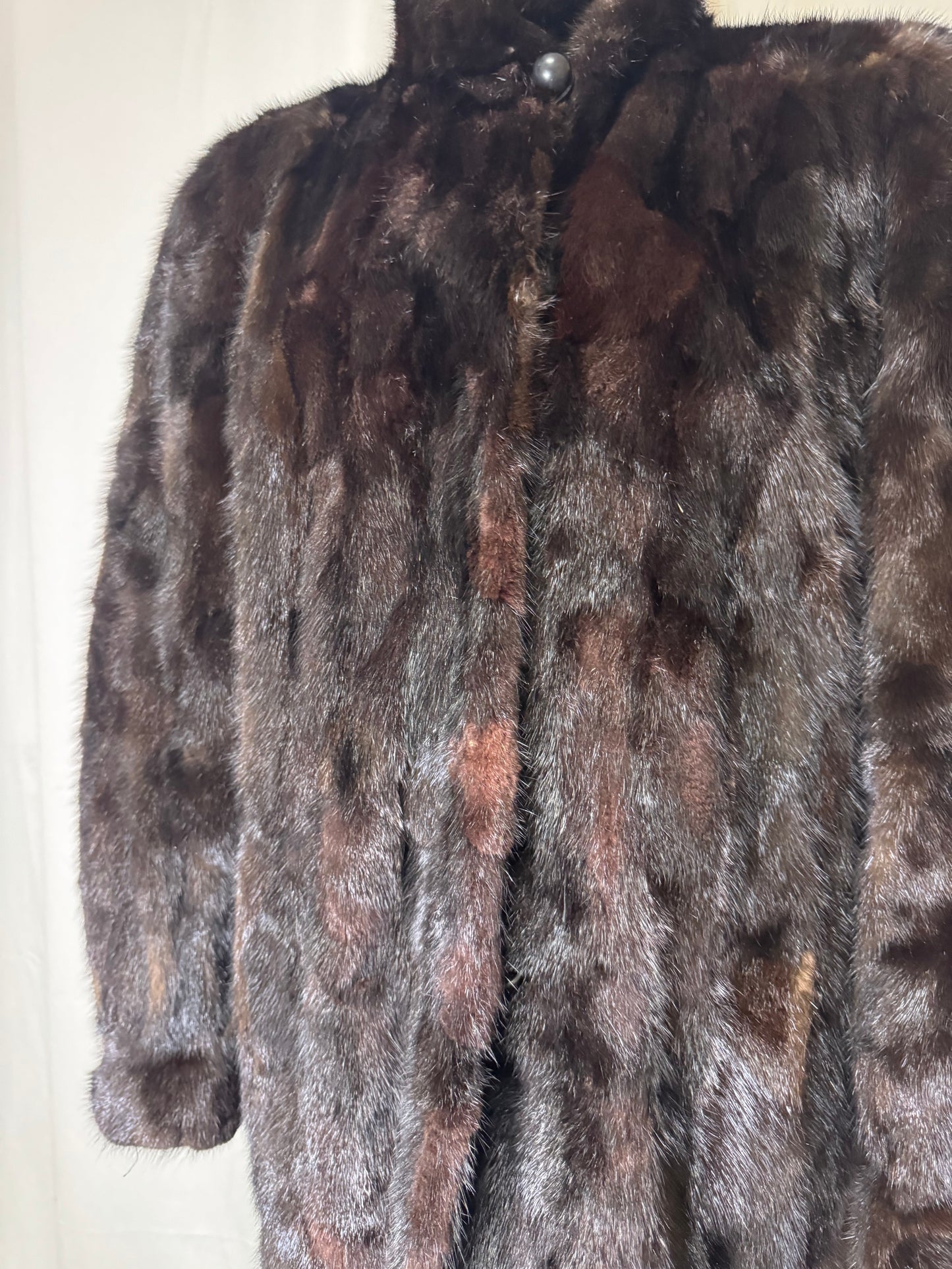 Manteau long en fourrure  de  vison