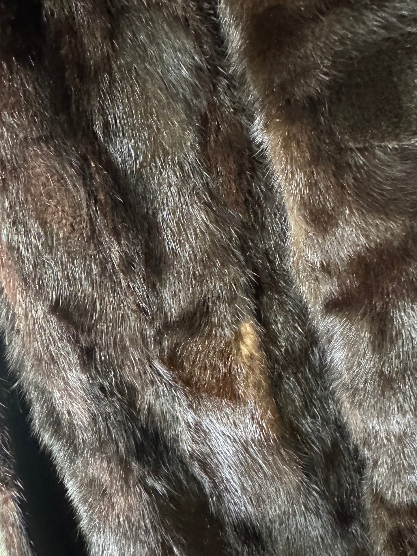 Manteau long en fourrure  de  vison