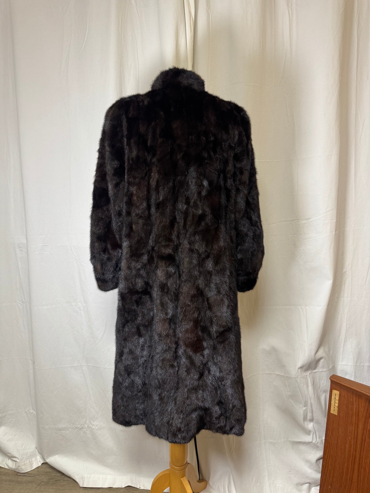 Manteau long en fourrure  de  vison