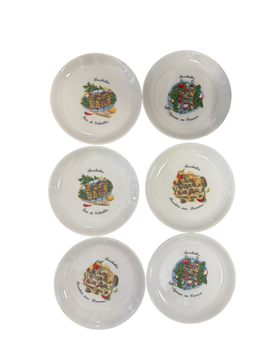 Assiettes à brochettes