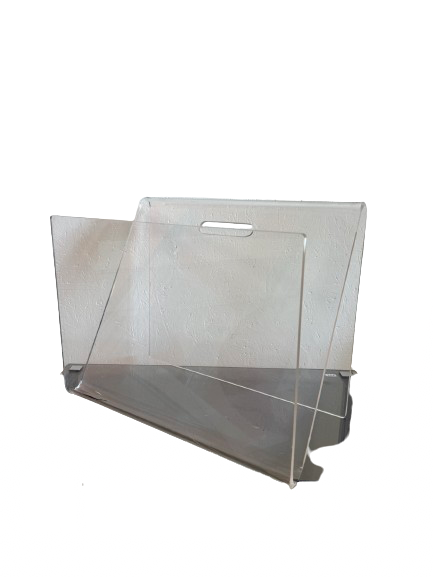 Porte revue en plexiglas