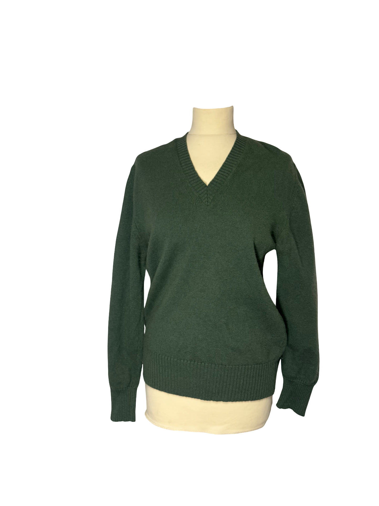 Pull vert en laine