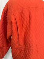 Veste matelassé orange