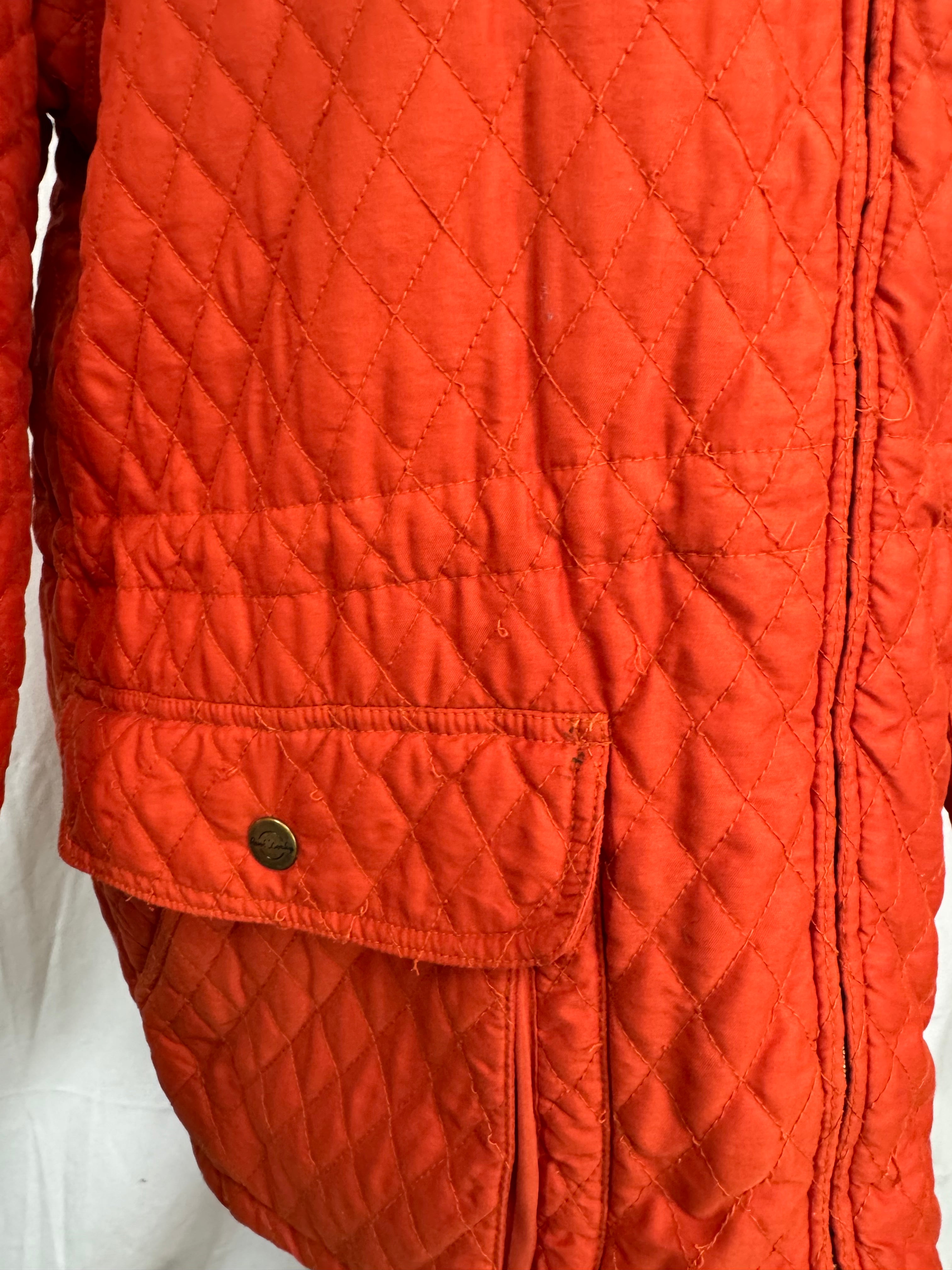 Veste matelassé orange