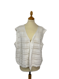Cardigan ajourée blanc